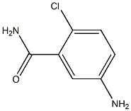 2-CHLORO-5-AMINOBENZAMIDE Struktur