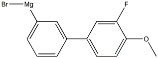 3-(3-FLUORO-4-METHOXYPHENYL)PHENYLMAGNESIUM BROMIDE Struktur