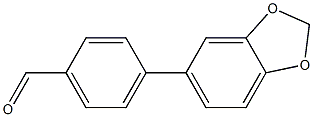 4-(1,3-BENZODIOXOL-5-YL)BENZENECARBALDEHYDE Structure