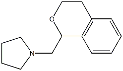 1-(3,4-DIHYDRO-1H-ISOCHROMEN-1-YLMETHYL)PYRROLIDINE Struktur