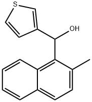 2-METHYL-1-NAPHTHYL-(3-THIENYL)METHANOL Struktur