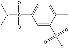 5-[(DIMETHYLAMINO)SULFONYL]-2-METHYLBENZENESULFONYL CHLORIDE Struktur