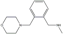 N-METHYL-N-[2-(MORPHOLIN-4-YLMETHYL)BENZYL]AMINE Struktur