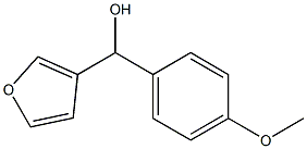 3-FURYL-(4-METHOXYPHENYL)METHANOL Struktur