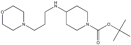 1-BOC-4-(3-MORPHOLIN-4-YLPROPYLAMINO)-PIPERIDINE Struktur