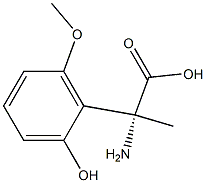 (2R)-2-AMINO-2-(2-HYDROXY-6-METHOXYPHENYL)PROPANOIC ACID Struktur