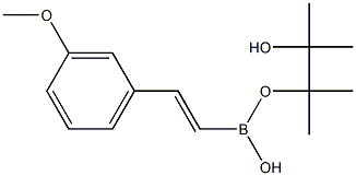 E-2-(3-METHOXYPHENYL)VINYLBORONIC ACID PINACOL ESTER Struktur