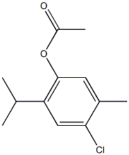 6-CHLOROTHYMOL ACETATE Struktur