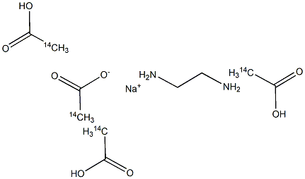 EDTA [2-14C] SODIUM SALT Struktur