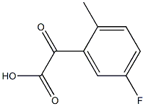 5-FLUORO-2-METHYLBENZOYLFORMIC ACID Struktur