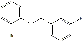 2-BROMOPHENYL-(3-FLUOROBENZYL)ETHER Struktur