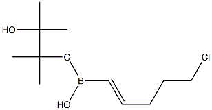 (E)-5-CHLORO-1-PENTENEBORONIC ACID PINACOL ESTER Struktur