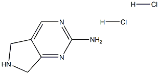 2-AMINO-6,7-DIHYDRO-5H-PYRROLO-[3,4-D]-PYRIMIDINE DIHYDROCHLORIDE Struktur