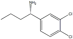 (1S)-1-(3,4-DICHLOROPHENYL)BUTYLAMINE Struktur