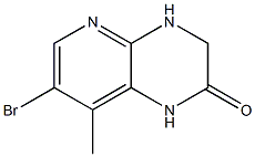 7-BROMO-8-METHYL-3,4-DIHYDROPYRIDO[2,3-B]PYRAZIN-2(1H)-ONE Struktur