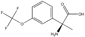 (2S)-2-AMINO-2-[3-(TRIFLUOROMETHOXY)PHENYL]PROPANOIC ACID Struktur