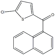 2-CHLORO-5-(1-NAPHTHOYL)THIOPHENE Struktur