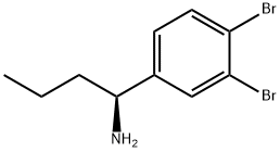 (1S)-1-(3,4-DIBROMOPHENYL)BUTYLAMINE Struktur