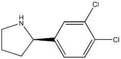 (R)-2-(3,4-DICHLOROPHENYL)PYRROLIDINE Struktur