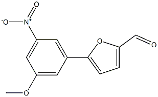 5-(3-METHOXY-5-NITROPHENYL)-2-FURALDEHYDE Struktur