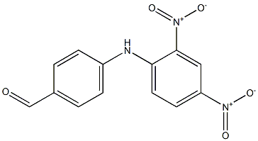 4-[(2,4-DINITROPHENYL)AMINO]BENZALDEHYDE Struktur