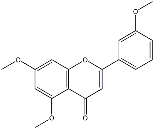 5,7,3'-TRIMETHOXYFLAVONE Struktur