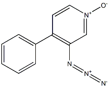 3-AZIDO-4-PHENYLPYRIDINE 1-OXIDE Struktur