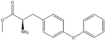 METHYL (2R)-2-AMINO-3-(4-PHENOXYPHENYL)PROPANOATE Struktur