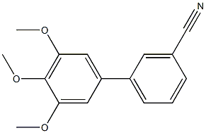 3',4',5'-TRIMETHOXY-BIPHENYL-3-CARBONITRILE Struktur