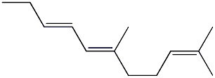 6,10-DIMETHYL-3,5,9-UNDECATRIENE Struktur