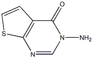 3-AMINOTHIENO[2,3-D]PYRIMIDIN-4(3H)-ONE Struktur