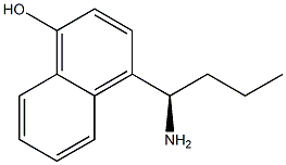 4-((1R)-1-AMINOBUTYL)NAPHTHOL Struktur