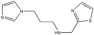 (3-IMIDAZOL-1-YL-PROPYL)-THIAZOL-2-YLMETHYL-AMINE Struktur