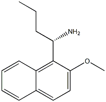 (1S)-1-(2-METHOXYNAPHTHYL)BUTYLAMINE Struktur