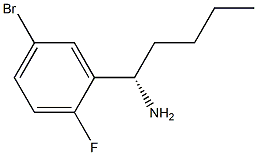 (1S)-1-(5-BROMO-2-FLUOROPHENYL)PENTYLAMINE Struktur