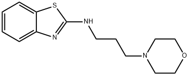 N-(3-MORPHOLIN-4-YLPROPYL)-1,3-BENZOTHIAZOL-2-AMINE Struktur