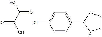 2-(4-CHLORO-PHENYL)-PYRROLIDINE OXALIC ACID SALT Struktur