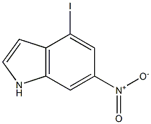 4-IODO-6-NITRO INDOLE Struktur