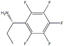 (1S)-1-(2,3,4,5,6-PENTAFLUOROPHENYL)PROPYLAMINE Struktur