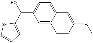 6-METHOXY-2-NAPHTHYL-(2-THIENYL)METHANOL Struktur