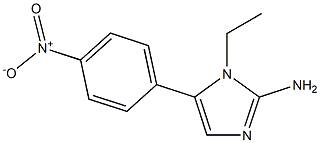 1-ETHYL-5-(4-NITRO-PHENYL)-1H-IMIDAZOL-2-YLAMINE Struktur