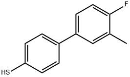 4-(4-FLUORO-3-METHYLPHENYL)THIOPHENOL Struktur