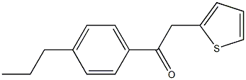 4'-N-PROPYL-2-THIENYLACETOPHENONE Struktur