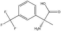 (2R)-2-AMINO-2-[3-(TRIFLUOROMETHYL)PHENYL]PROPANOIC ACID Struktur