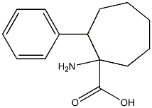 1-AMINO-2-PHENYLCYCLOHEPTANECARBOXYLIC ACID Struktur