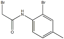 2-BROMO-N-(2-BROMO-4-METHYLPHENYL)ACETAMIDE Struktur