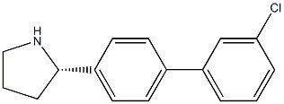 (2S)-2-[4-(3-CHLOROPHENYL)PHENYL]PYRROLIDINE Struktur