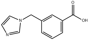 3-IMIDAZOL-1-YLMETHYL-BENZOIC ACID Struktur