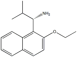 (1S)-1-(2-ETHOXYNAPHTHYL)-2-METHYLPROPYLAMINE Struktur