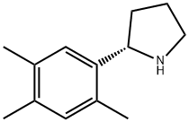 (2S)-2-(2,4,5-TRIMETHYLPHENYL)PYRROLIDINE Struktur